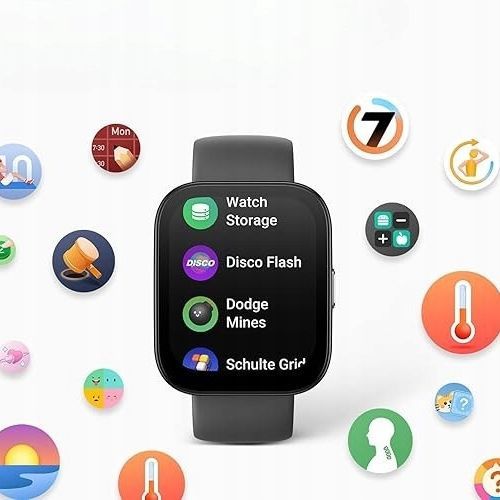 Uszkodzony smartwatch Amazfit Bip 5 czarny
