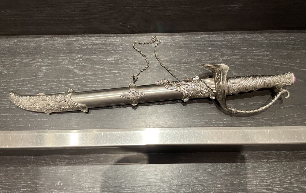 Espada Decorativa com 35cm em aço
