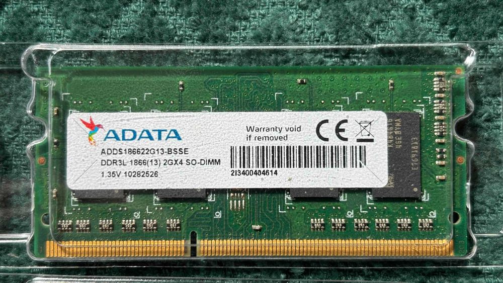 Sodimm Adata DDR3L 2 x 2GB do Qnap 1866MHz ADDS186622G13-BSSE