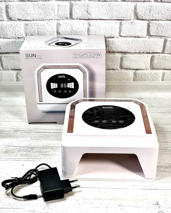 Лампа для маникюра на аккумуляторе Sun Y31 (белая), 248 Вт