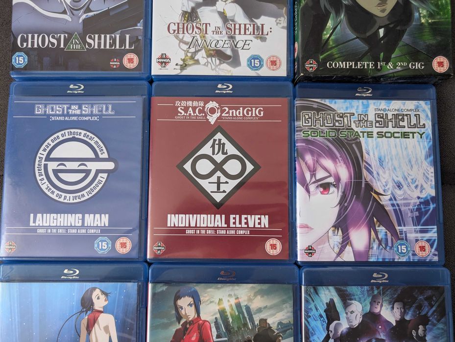 Ghost in the Shell (duża kolekcja) Anime Blu-Ray