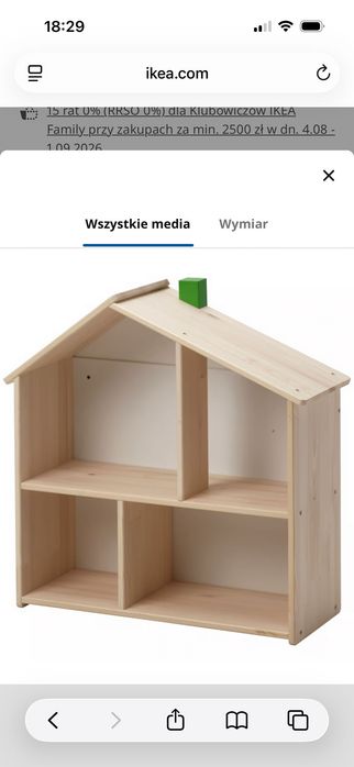 Flisat Ikea domek / szafka