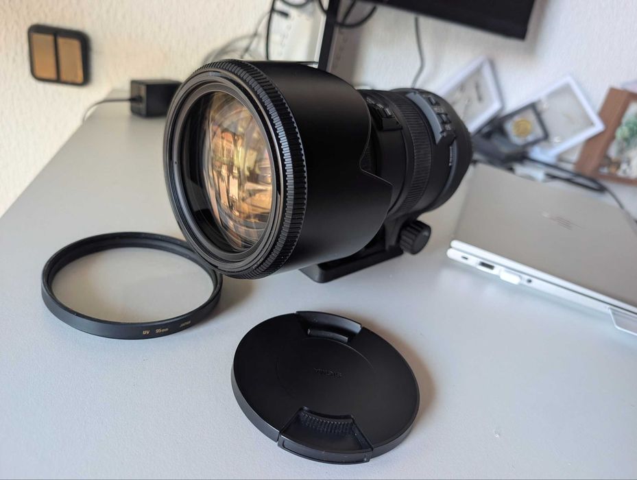 objetiva Sigma 50-500mm f/4.5-6.3 APO DG HSM em excelente estado