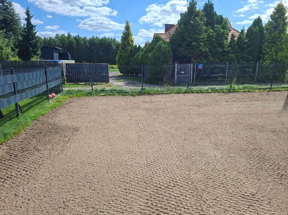 Koszenie mulczerem traw nieużytków ,prace glebogryzarką separacyjną