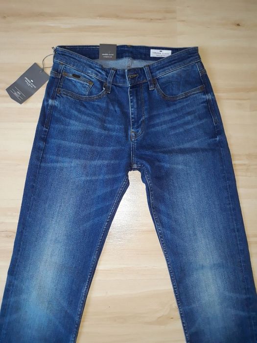 NOWE jeansy CROSS, rozm. 180-182 cm spodnie dżinsy