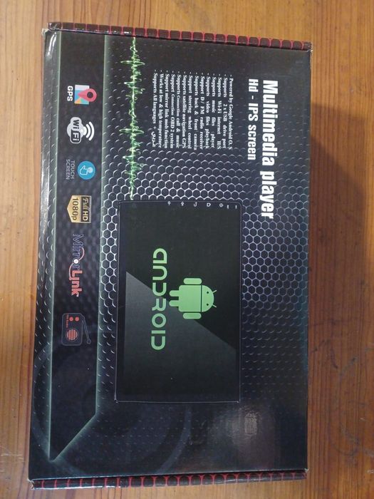 Rádio Android 2DIN 9" com moldura para Mitsubishi L200