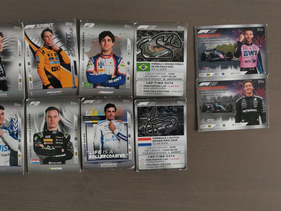 F1 Karty Topps Turbo Attax 2025 official formula 1