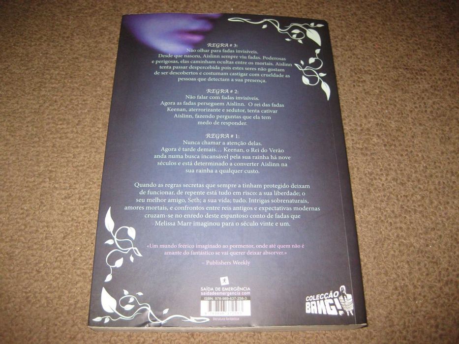 Livro "Amores Rebeldes" de Melissa Marr