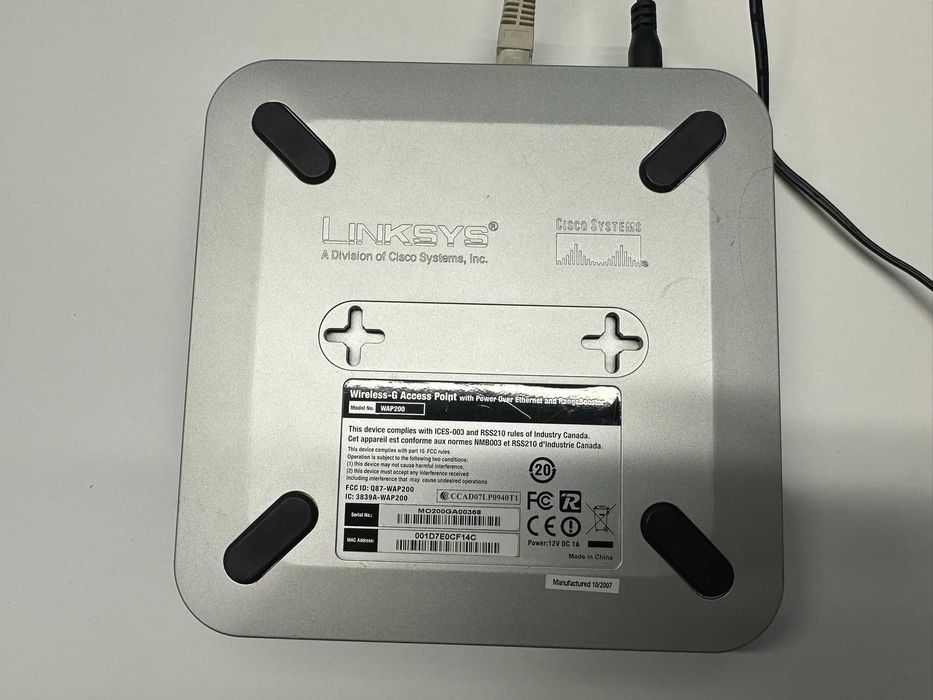 Access Point Linksys WAP 200