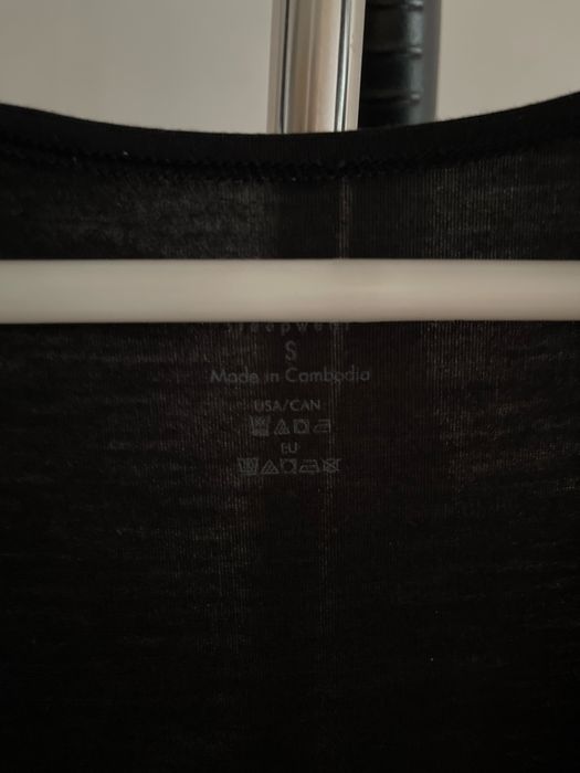 Calvin Klein top damski koszulka czarna S