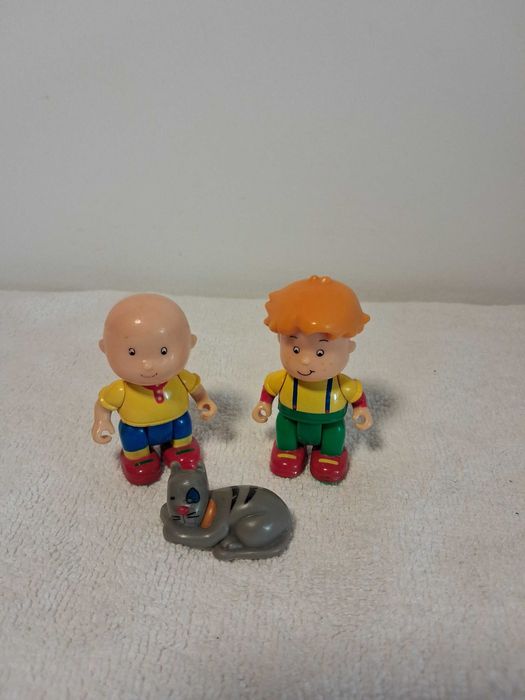 Figuras: Ruca, o amigo Luís e o gato Riscas