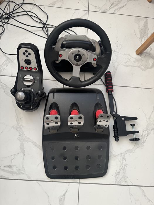 Кермо ігрове Logitech G25 + Селектор + Електро ручне гальмо