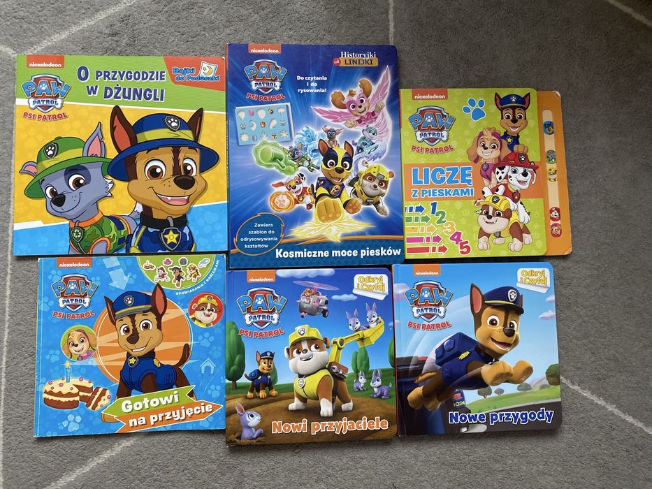 Zestaw ksiazek  Psi patrol