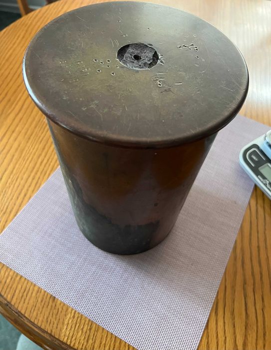 Rzadka mosiężna łuska 15cm s.F.H. 18=1937r schwere Feldhaubitze