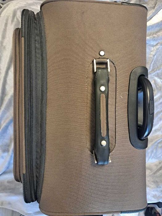 Велика тканинна валіза Samsonite (оригінал) на 2 колесах