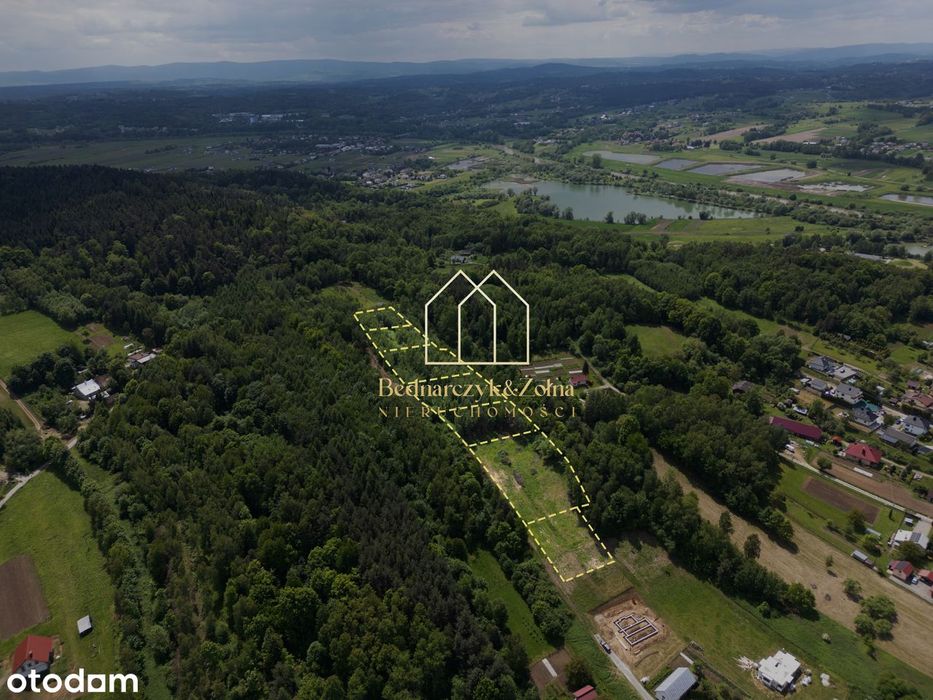 6 działek budowlanych i rekreacyjnych na sprzedaż - Kołaczyce