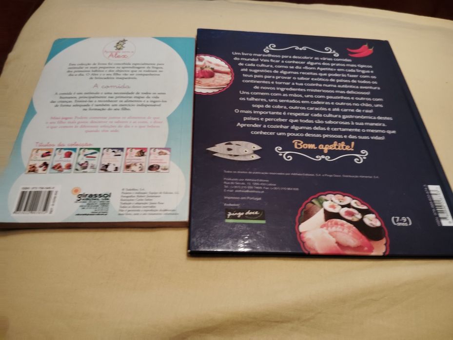 Livros Infantis De Receitas Para Crianças Usados