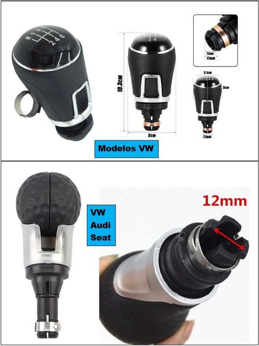Manete moca seletor caixa de velocidades VW Golf Passat Polo Jetta etc