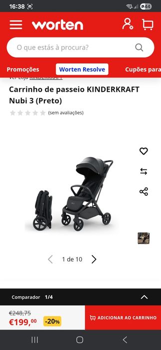 Carro bebé viagem,passeio como novo