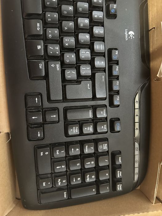 Клавіатура + миш Logitech Cordless Desktop EX110 RUS BOX