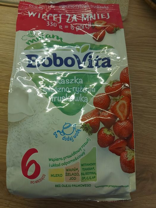 Kaszka bobovita mleczno ryzowa