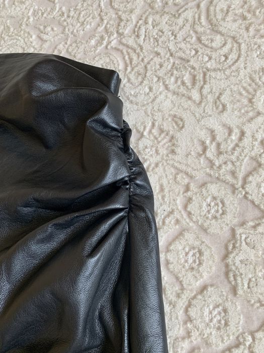Спідниця екошкіра zara XXL