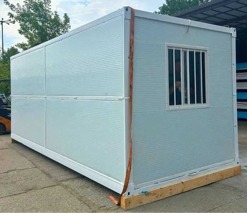 Kontener składany socjalny, na budowę, 14m2 BIURO pawilon magazyn