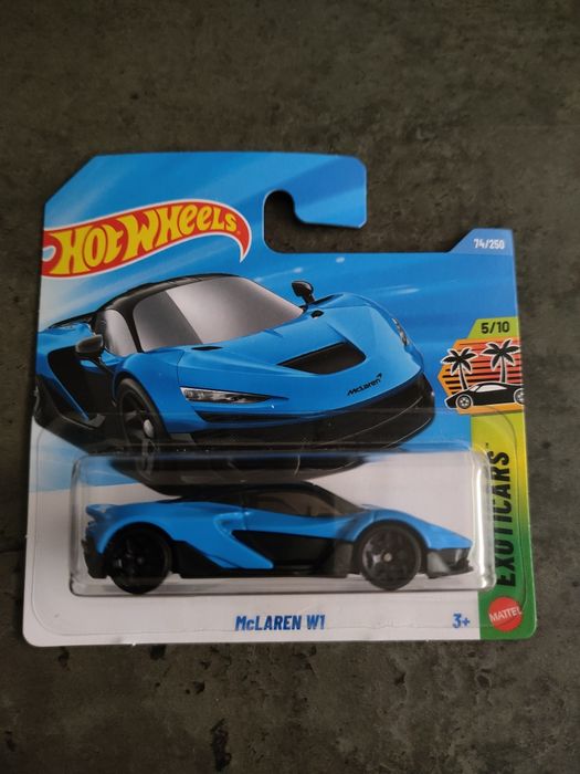 McLaren W1 Blue Exoticars Hot Wheels 2026 F1 P1
