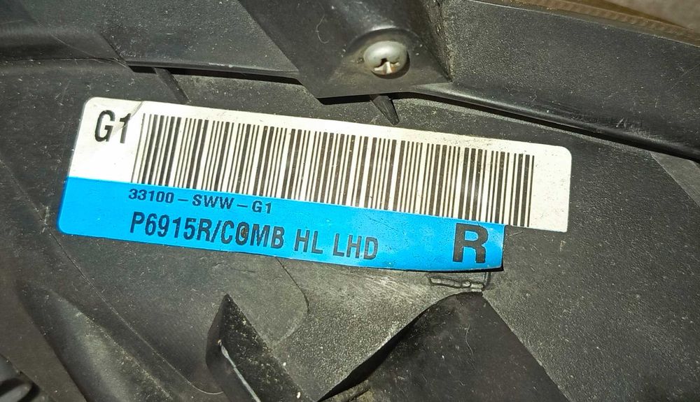 Honda CR-V III Lampa prawa lewa 33100-SWW-G1