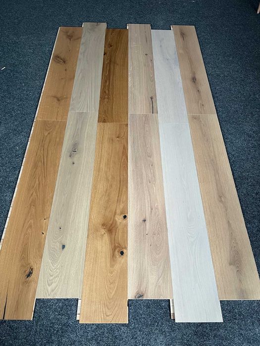 Podłoga Drewniana Jodełka Klasyczna Dąb ,4faza, Surowa, 15x90x450mm