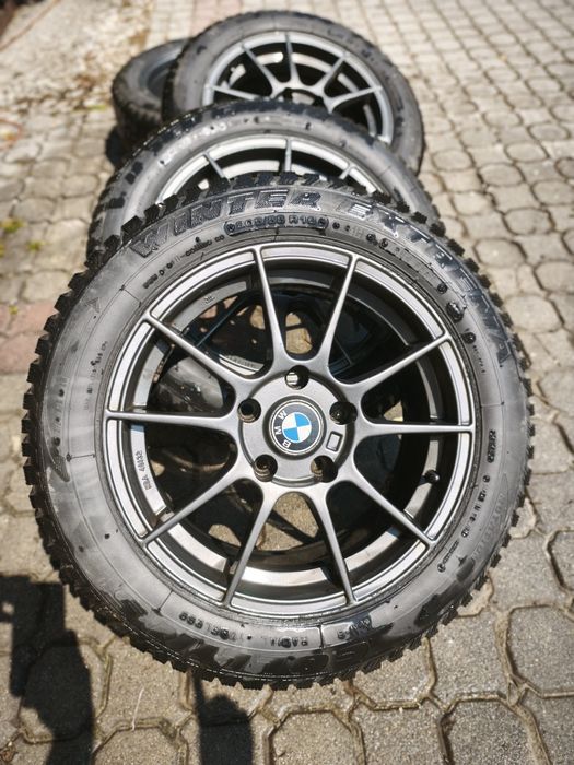 Felgi aluminiowe AUTEC Wizard 16" 5x120 ET35 + opony zimowe Run Flat 205/55 R16 BMW