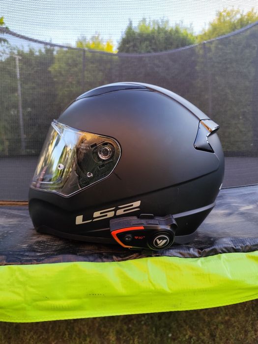 Sprzedam kask LS2 FF353 Rapid II czarny mat wraz z intercomem VITO