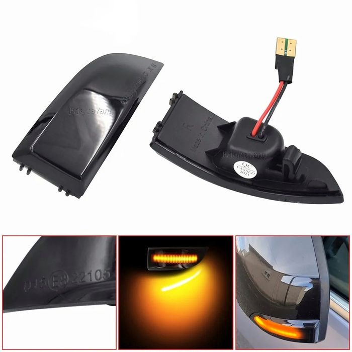 Left Mirror Indicator (Clear Lens) For Ford Transit Van, 2014 Onwards