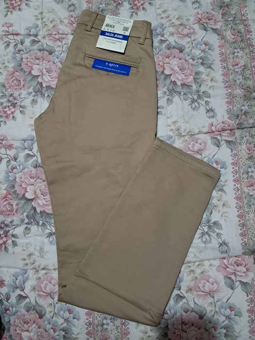 Calças chino slim fit Salsa NOVAS