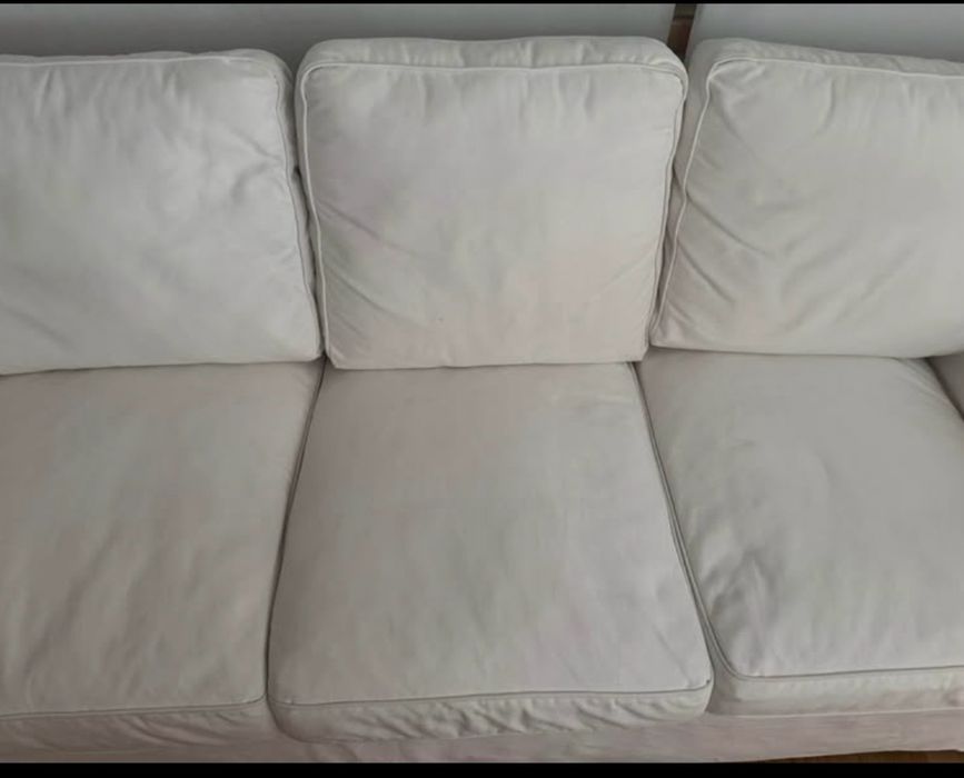 Sofá branco Ektorp Ikea