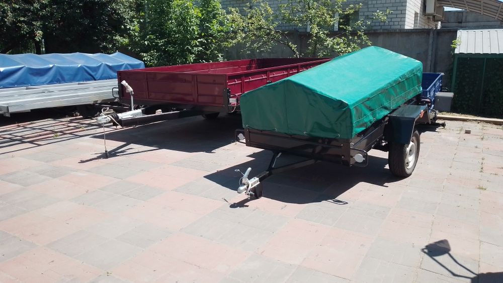 Причіп з заводу 2х-метровий у повній євро комплектації з Документами