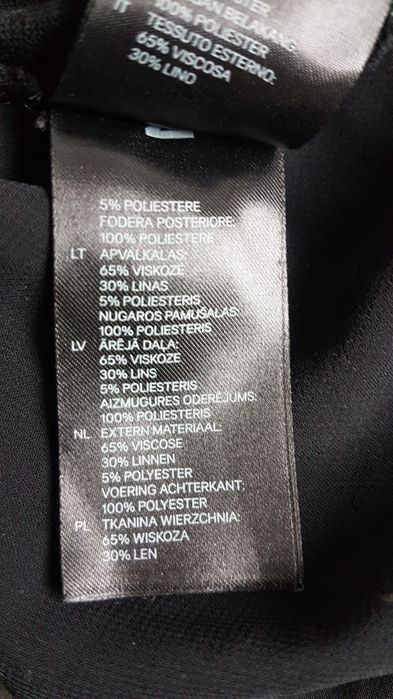 Bluzka ciążowa czarna H&M MAMA rozm. M