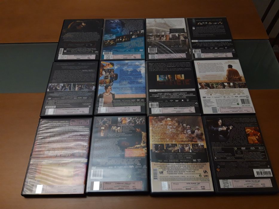 17 DVDs de filmes: Belle Epoque, Seven, Frida, 12 Anos Escravo, etc.