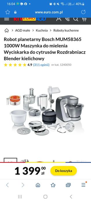 Robot plenetarny Bosch