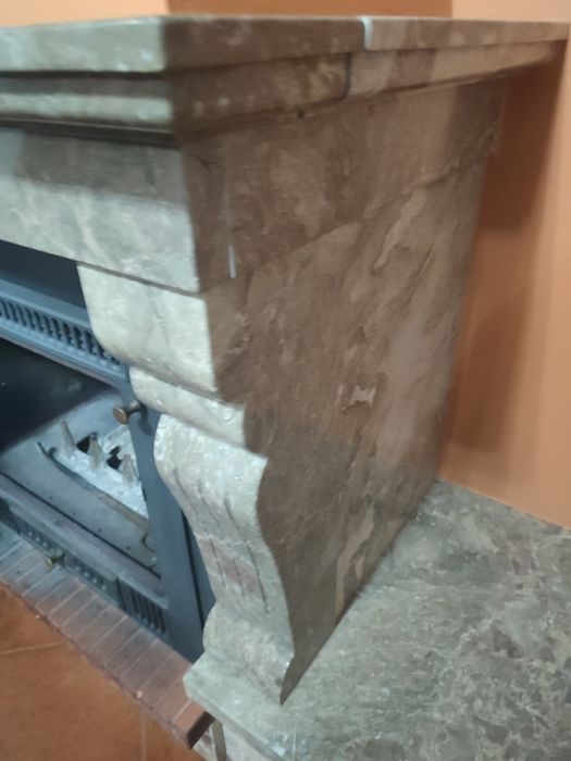 Pedra mármore de lareira ‼️ sem recuperador ‼️