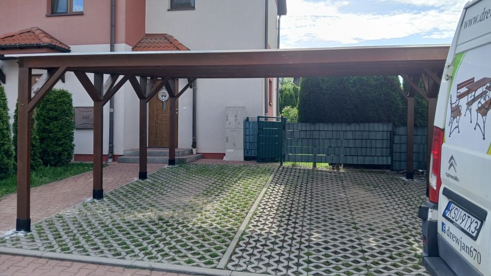 Zadaszenie na samochód garaż carport
