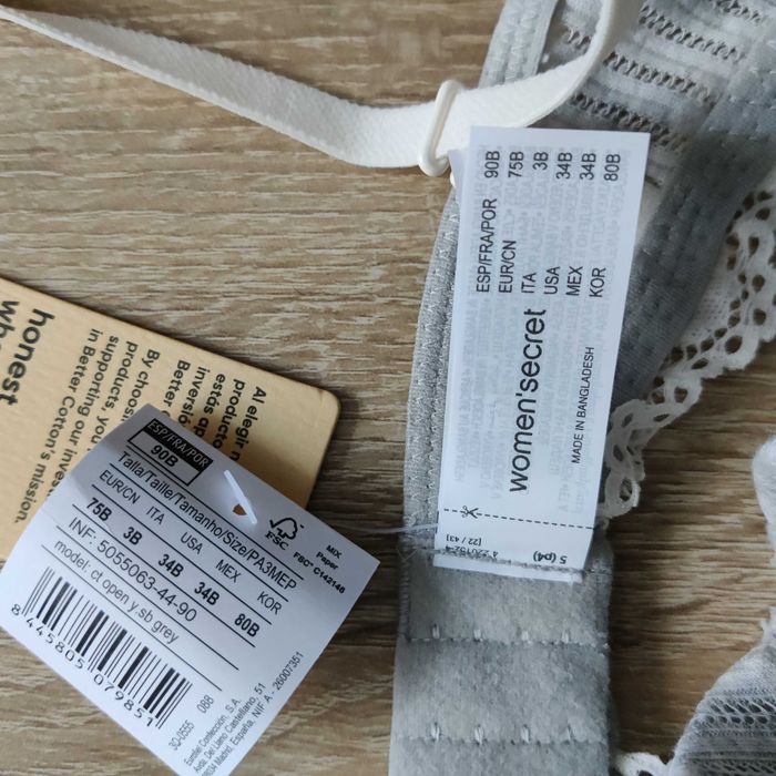 Гарний бюстгальтер лифчик Women'secret з кісточками 75B новий