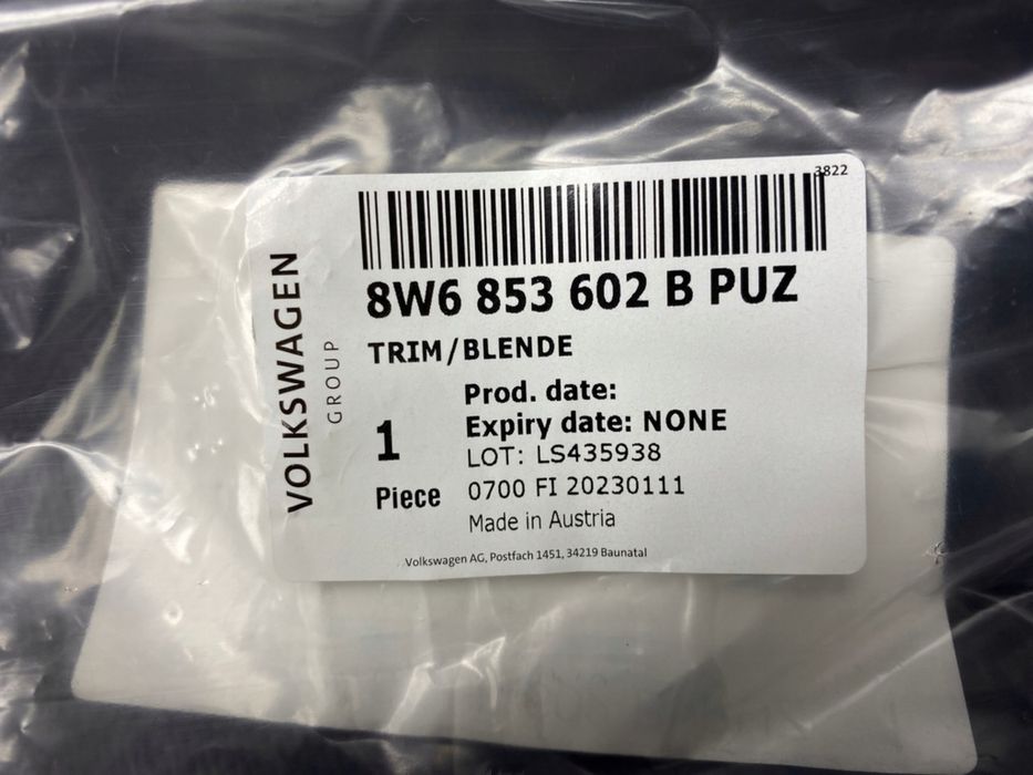 Nowy emblemat boczny Audi A5 S-Line