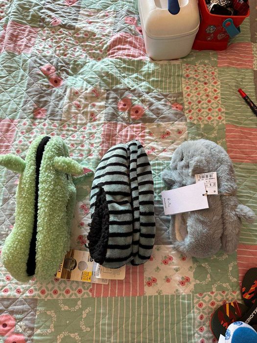 New slippers with label
