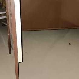 Secretária metálica com 3 gavetas #