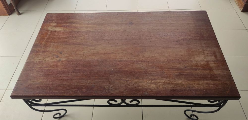 Mesa de centro forjada
