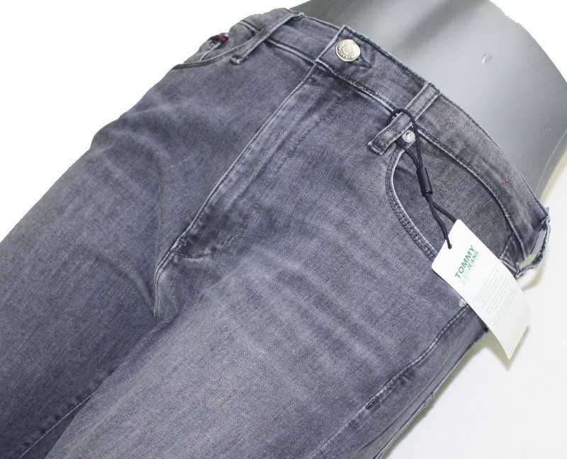 Jeansy Tommy Jeans Sylvia High Rise Skinny szare Hilfiger nowe W31/L30