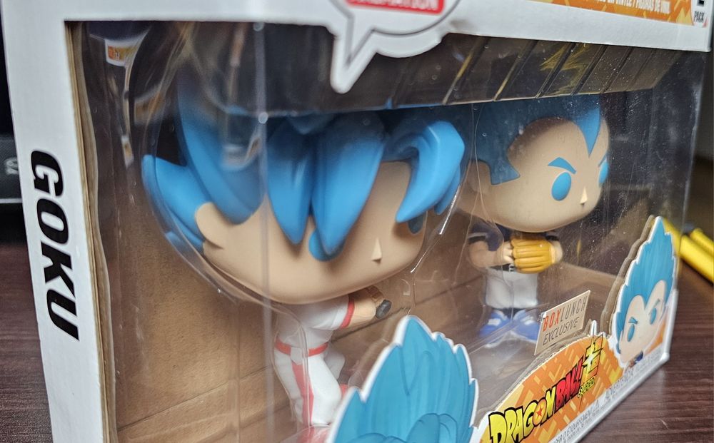 Funko POP! Dragon Ball Super – Goku & Vegeta (Baseball)+ protector