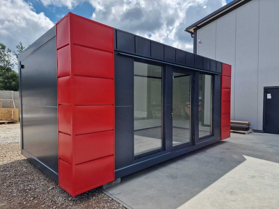 Kontener Mieszkalny Biurowy Handlowy Socjalny 6x3 7x3 8x3 9x3 10x3