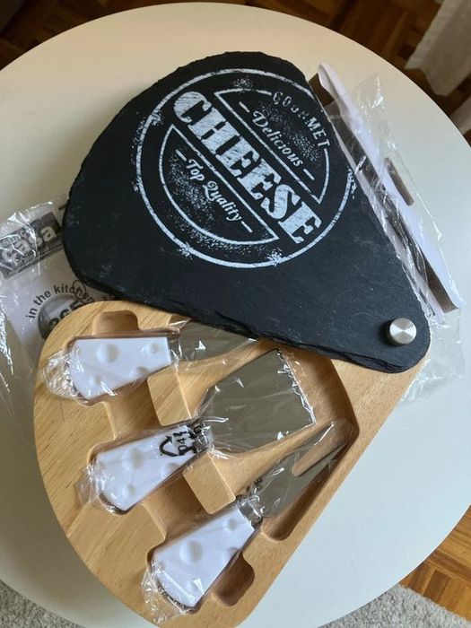 Conjunto de queijo groumet novo nunca usado